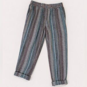 Jessica Simpson Boho Tribal Capri Pants | Relaxed Fit | Size M High Rise